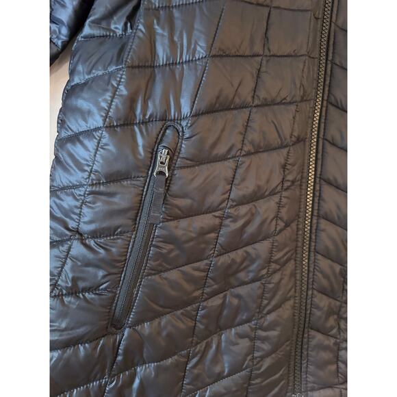 Youth Junior North Face Puffer Jacket Large 14/16 Black Thermoball - Picture 4 of 13